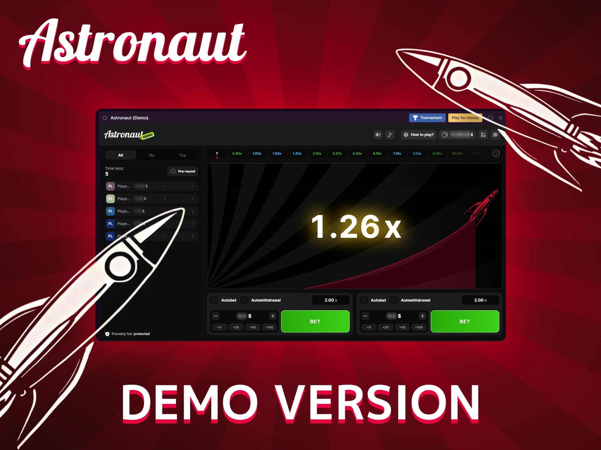 Astronaut Demo Version: Try Before You Bet